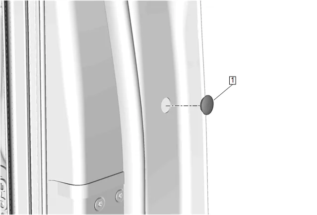 Front Side Door Outside Handle Bracket Replacement (without nwm) — figure 23