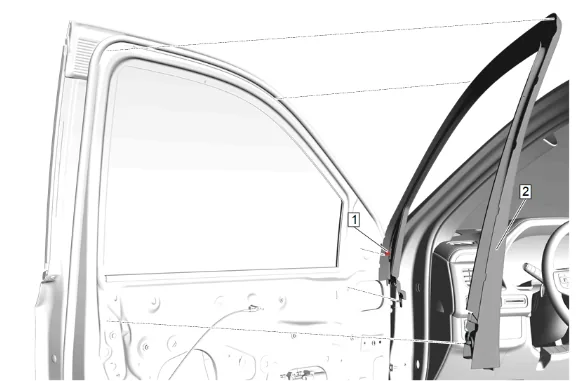 Front Side Door Window Replacement — figure 3