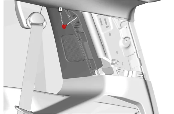 High Mount Stop Lamp Replacement — figure 4