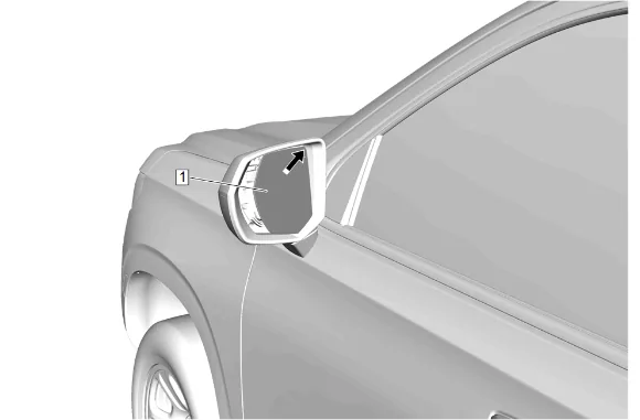Outside Rearview Mirror Housing Upper Cover Replacement — figure 2