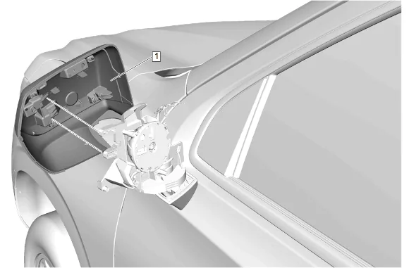 Outside Rearview Mirror Housing Upper Cover Replacement — figure 9