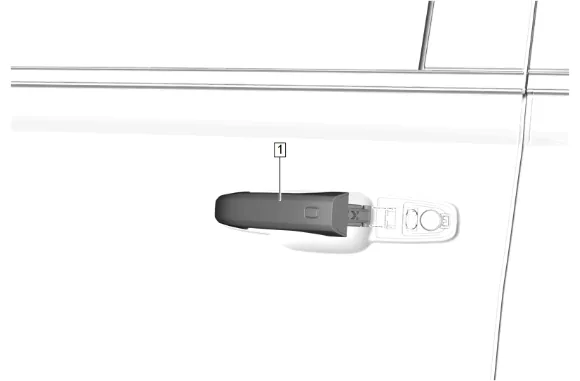 Rear Side Door Inside Handle Cable Replacement — figure 8