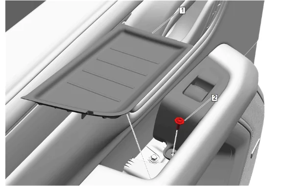 Rear Side Door Window Switch Replacement — figure 1