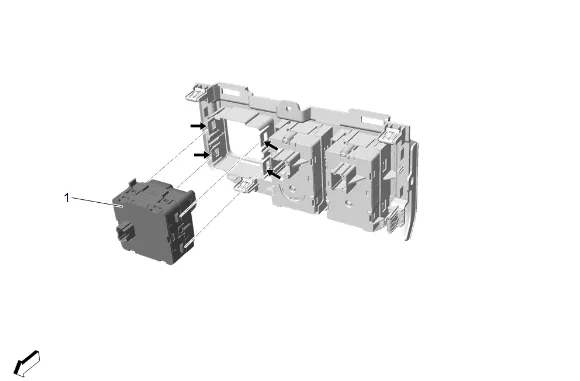 Trailer Brake Control Switch Replacement — figure 6
