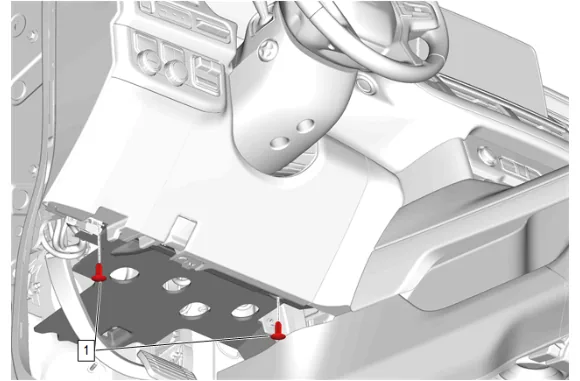 Brake Master Cylinder Replacement - With Power Brake Booster and Electronic Brake Control Module — figure 1