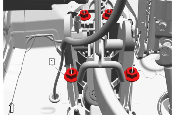 Brake Master Cylinder Replacement - With Power Brake Booster and Electronic Brake Control Module — figure 4