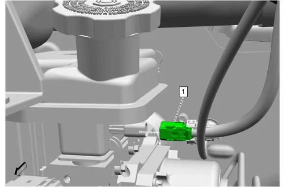 Brake Master Cylinder Replacement - With Power Brake Booster and Electronic Brake Control Module — figure 7