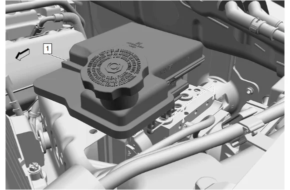 Brake Master Cylinder Replacement - With Power Brake Booster and Electronic Brake Control Module — figure 9