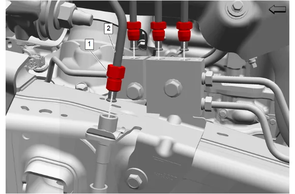 Front and Rear Brake Pipe Replacement — figure 3
