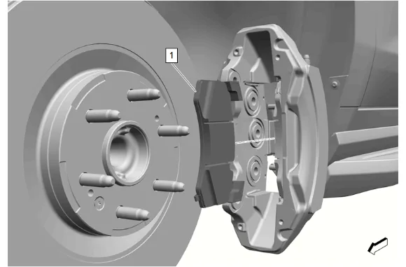 Front Brake Caliper Replacement (J55) — figure 5