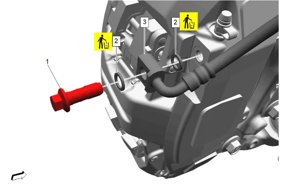 Front Brake Hose Replacement (J55) — figure 2