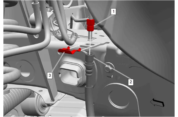 Front Brake Hose Replacement (J55) — figure 3
