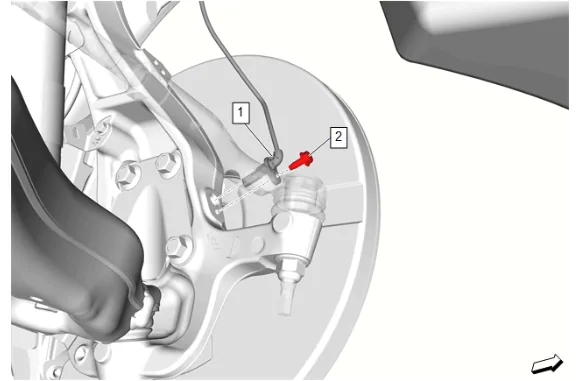 Front Brake Shield Replacement (2WD with Z56) — figure 6