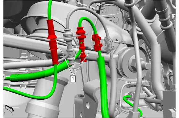 Front Wheel Speed Sensor Replacement - Left Side — figure 3