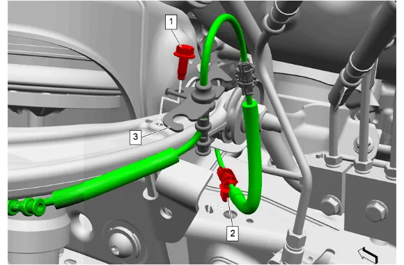 Front Wheel Speed Sensor Replacement - Left Side — figure 4