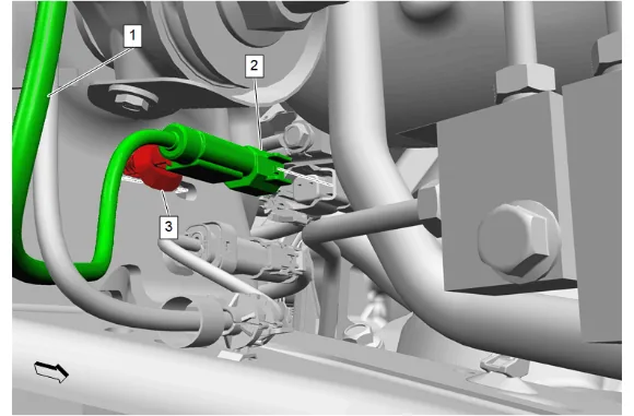 Front Wheel Speed Sensor Replacement - Left Side — figure 5