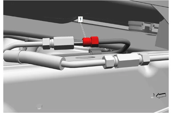 Rear Brake Crossover Pipe Replacement — figure 5