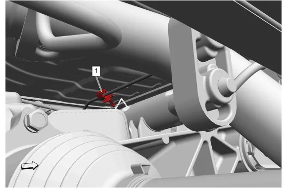 Rear Brake Crossover Pipe Replacement — figure 8