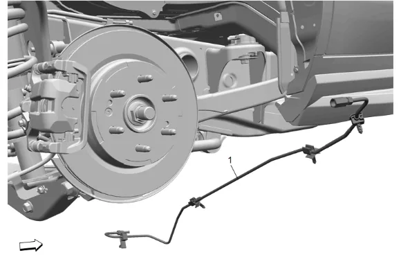 Rear Brake Crossover Pipe Replacement — figure 10