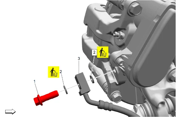 Rear Brake Hose Replacement — figure 2