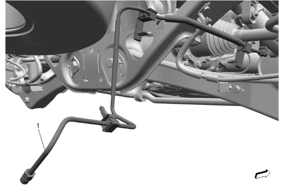 Rear Brake Rear Pipe Replacement - Right Side — figure 4