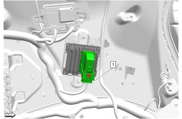 Chassis Control Module Replacement - Axle — figure 4