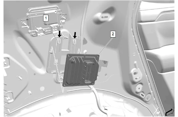 Chassis Control Module Replacement - Axle — figure 5