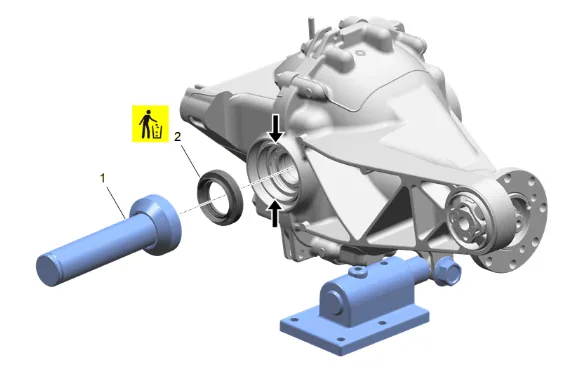 Differential Bearing Replacement (G86) — figure 22
