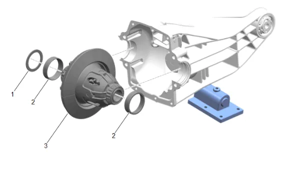 Differential Bearing Replacement (G96) — figure 22