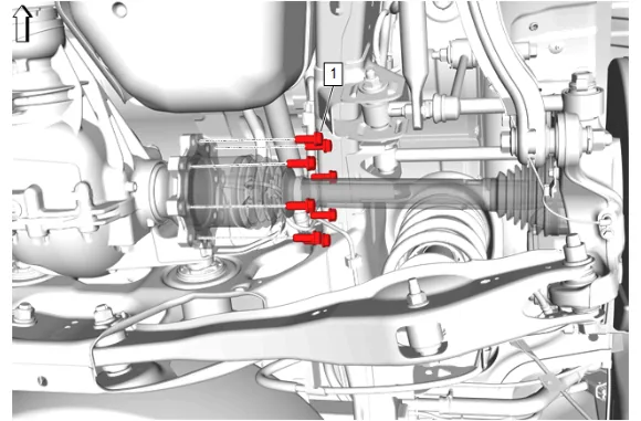Differential Carrier Bushing Replacement - Front (G96) — figure 4