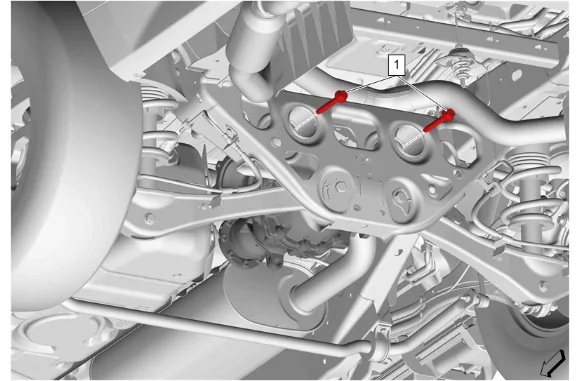 Differential Carrier Bushing Replacement - Rear (G86) — figure 9