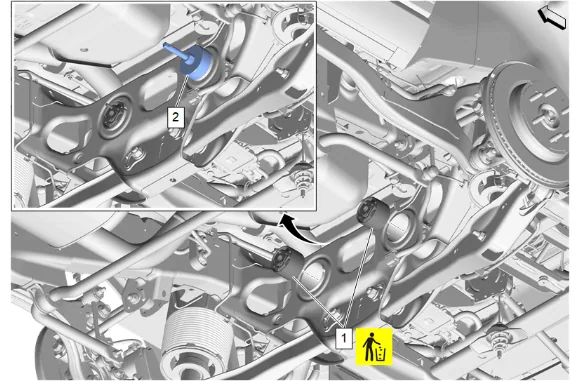 Differential Carrier Bushing Replacement - Rear (G86) — figure 11