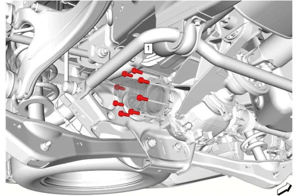 Differential Drive Pinion Gear Inner Bearing Replacement (G86) — figure 4