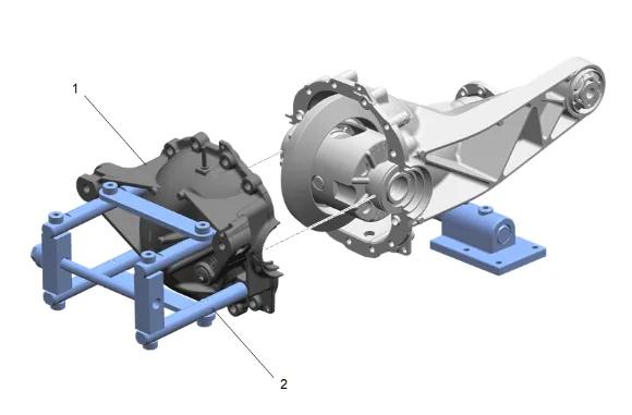 Differential Drive Pinion Gear Inner Bearing Replacement (G86) — figure 17