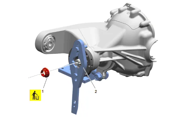 Differential Drive Pinion Gear Inner Bearing Replacement (G86) — figure 19