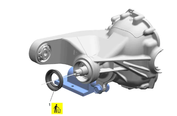 Differential Drive Pinion Gear Inner Bearing Replacement (G86) — figure 21