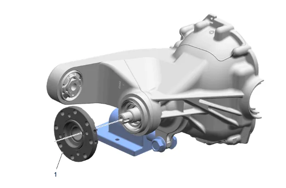 Differential Drive Pinion Gear Inner Bearing Replacement (G86) — figure 32