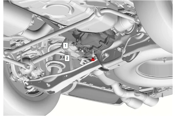 Differential Drive Pinion Gear Outer Bearing Replacement (G86) — figure 1