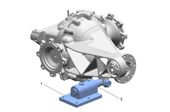 Differential Drive Pinion Gear Outer Bearing Replacement (G86) — figure 11