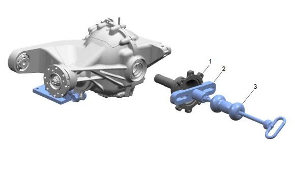 Differential Drive Pinion Gear Outer Bearing Replacement (G86) — figure 14
