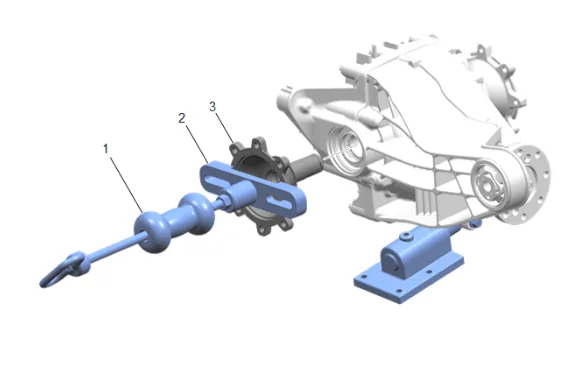 Differential Drive Pinion Gear Outer Bearing Replacement (G96) — figure 14