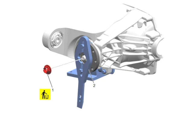 Differential Drive Pinion Gear Outer Bearing Replacement (G96) — figure 23