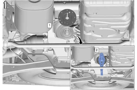 Differential Drive Pinion Gear Seal Replacement (G96) — figure 4