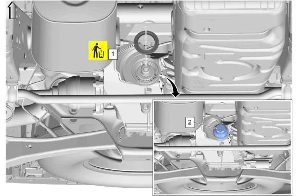 Differential Drive Pinion Gear Seal Replacement (G96) — figure 5