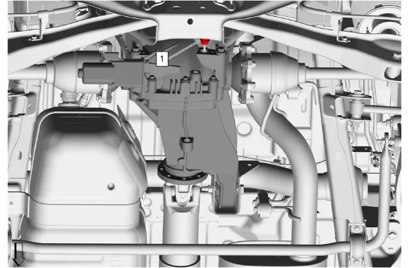 Differential Drive Pinion Gear Seal Replacement (G96) — figure 7
