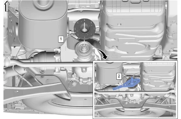 Differential Drive Pinion Gear Yoke Replacement (G86) — figure 4
