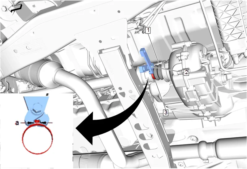Front Axle Propeller Shaft Replacement (LM2) — figure 5