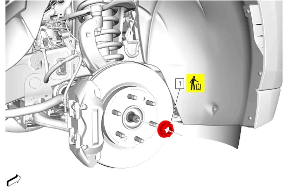 Front Differential Drive Pinion Gear Inner Bearing Replacement (without F47) — figure 4