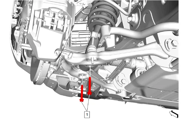 Front Differential Drive Pinion Gear Inner Bearing Replacement (without F47) — figure 41