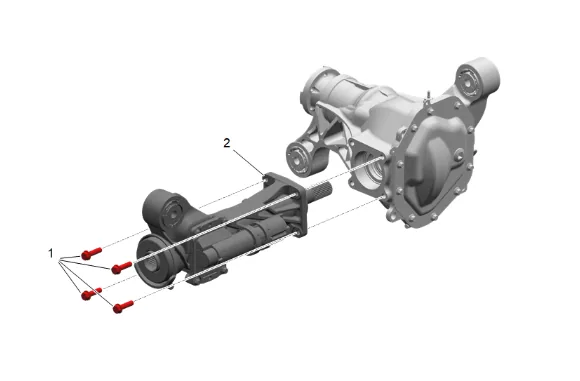 Front Differential Drive Pinion Gear Inner Bearing Replacement (without F47) — figure 52